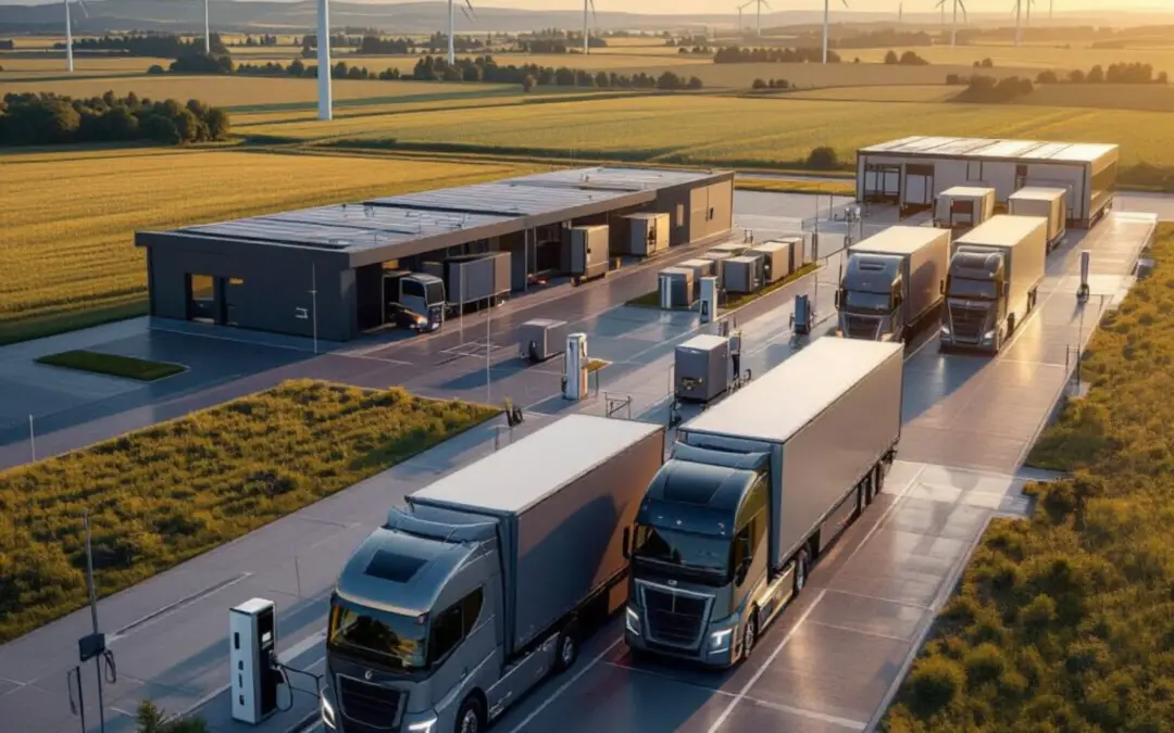 Why Solar-Powered Depot Charging is the Future of Heavy Transport